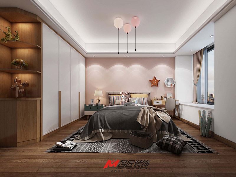 揭陽市碧水云天現(xiàn)代簡約風格三居室裝修案例