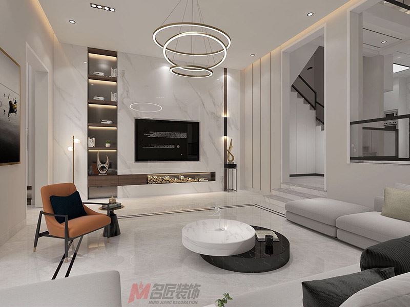 自貢市6米陽光現(xiàn)代簡(jiǎn)約風(fēng)格別墅裝修案例